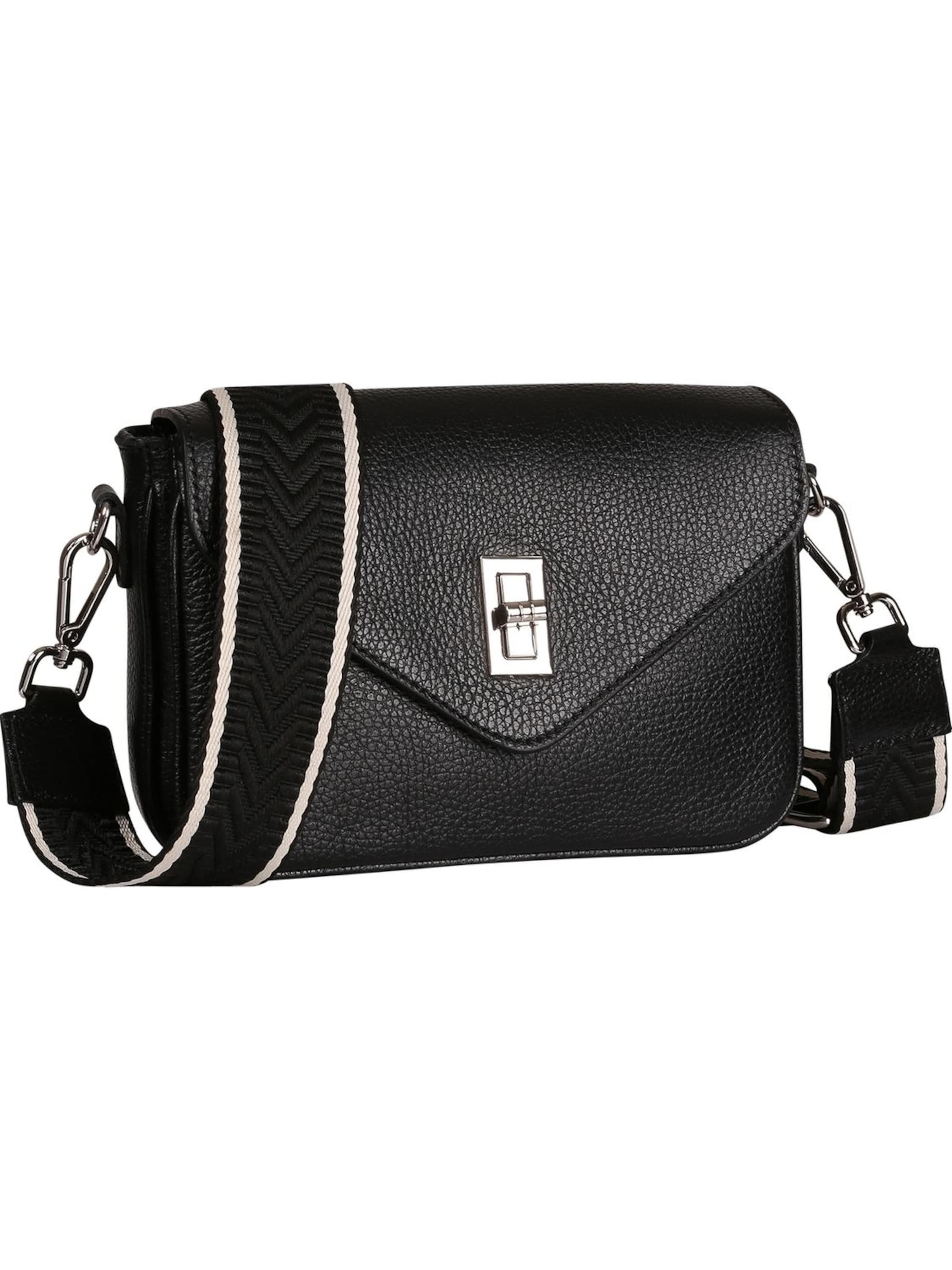 Sac à bandoulière Toscanto en noir : devant