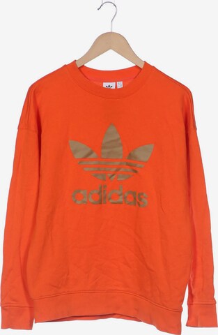 ADIDAS ORIGINALS Sweatshirt & Zip-Up Hoodie in S in Orange: front