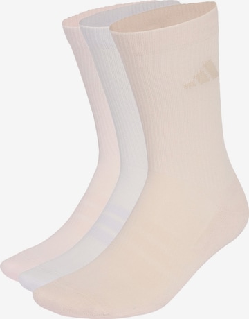 ADIDAS PERFORMANCE Sportsocken 'Ess' in Beige: Vorderseite