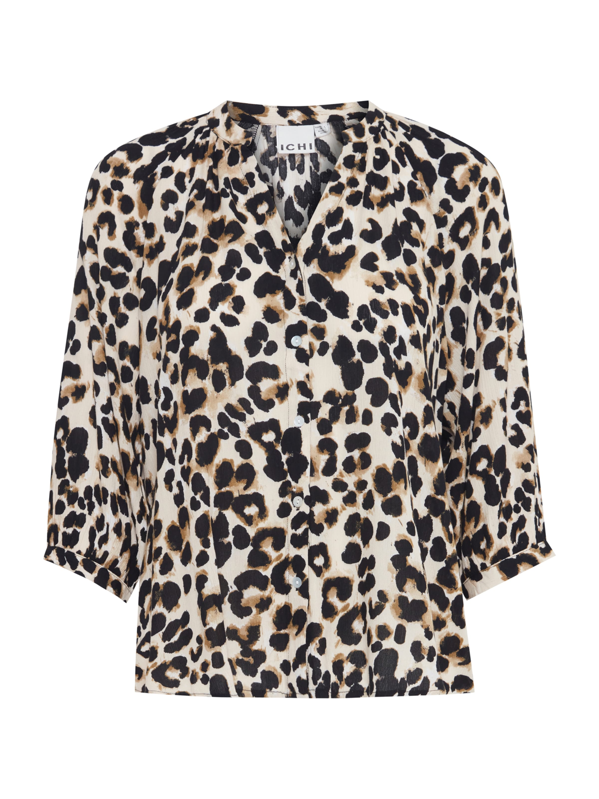 ICHI Blouse 'IHMarrakech' in Beige: voorkant