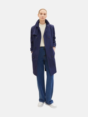 TOM TAILOR Between-Seasons Coat in Blue