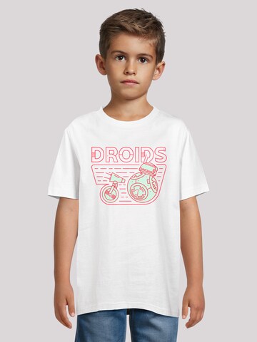 F4NT4STIC T-Shirt 'Droids' in Weiß: Vorderseite