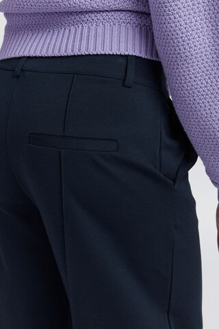 Wide leg Pantaloni con piega frontale 'IHKate' di ICHI in blu