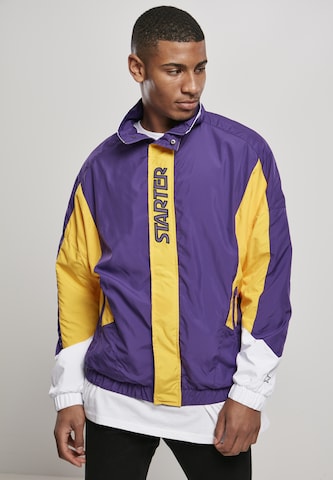 Starter Black Label Between-Season Jacket in Purple: front