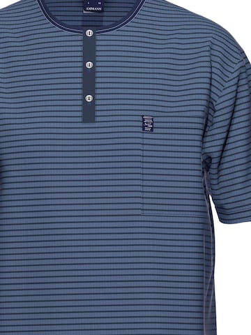 Ammann Short Pajamas 'Nightwear' in Blue