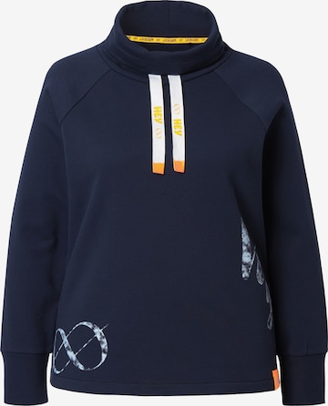 LAURASØN Sweatshirt in Blau: Vorderseite