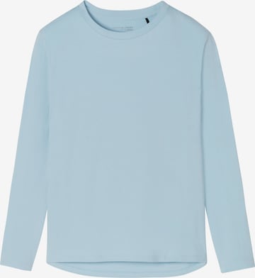 SCHIESSER Slaapshirt 'Mix & Relax' in Blauw: voorkant