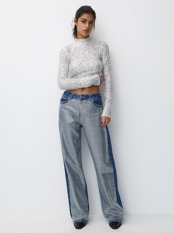 Pull&Bear Normální Džíny – modrá