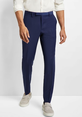 CINQUE Slim fit Pleated Pants in Blue: front