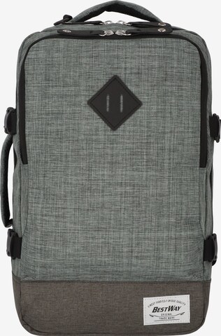 Worldpack Rucksack 'Cabin' in Grau: predná strana