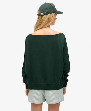 Sweat-shirt Superdry en vert