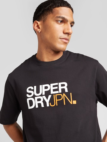 Superdry Тениска в черно