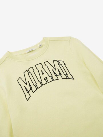 TOM TAILOR Sweatshirt in Yellow