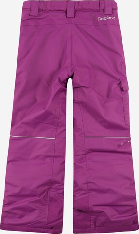 Regular Pantalon d'extérieur 'Bugaboo II' COLUMBIA en violet