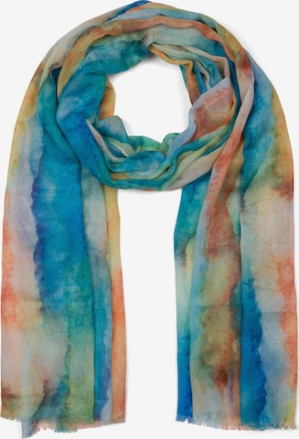 styleBREAKER Schal 'Schal Aquarell Farbverlauf' in Blau: Vorderseite