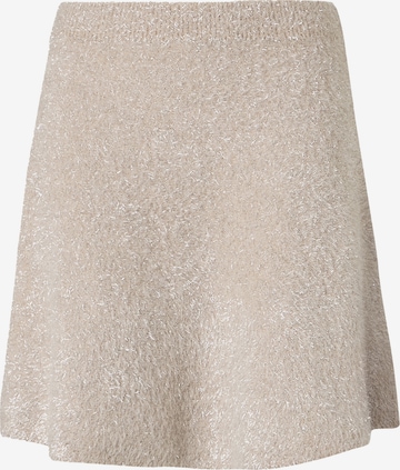 YAS - Falda 'YASLISTRA' en beige: frente