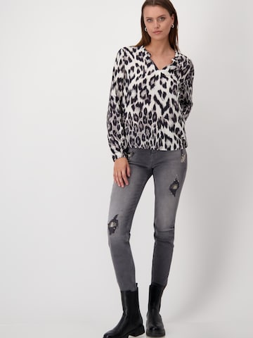 monari Bluse in Grau