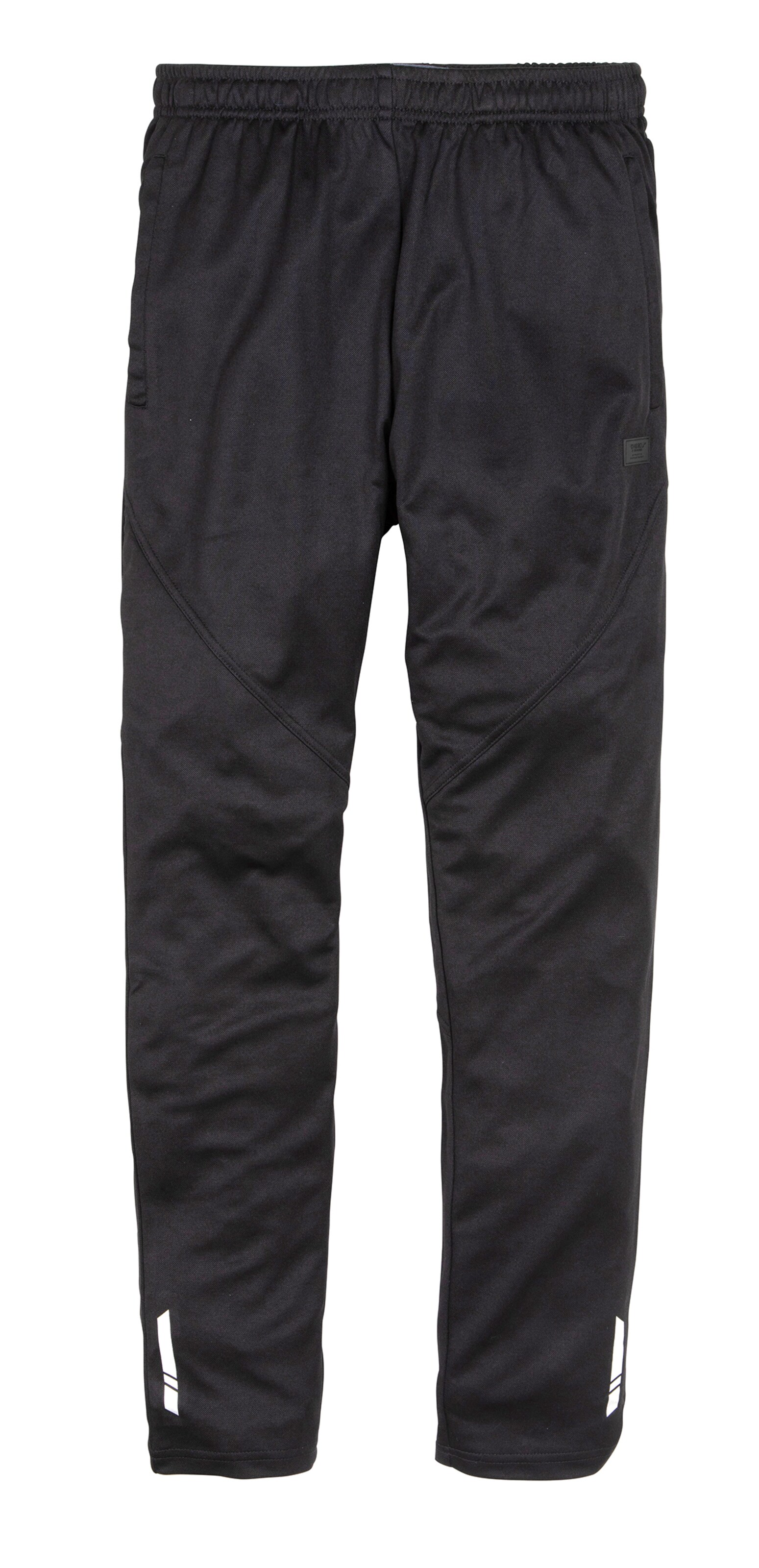 Hero Tapered Hose 'Poly' in Schwarz: Vorderseite