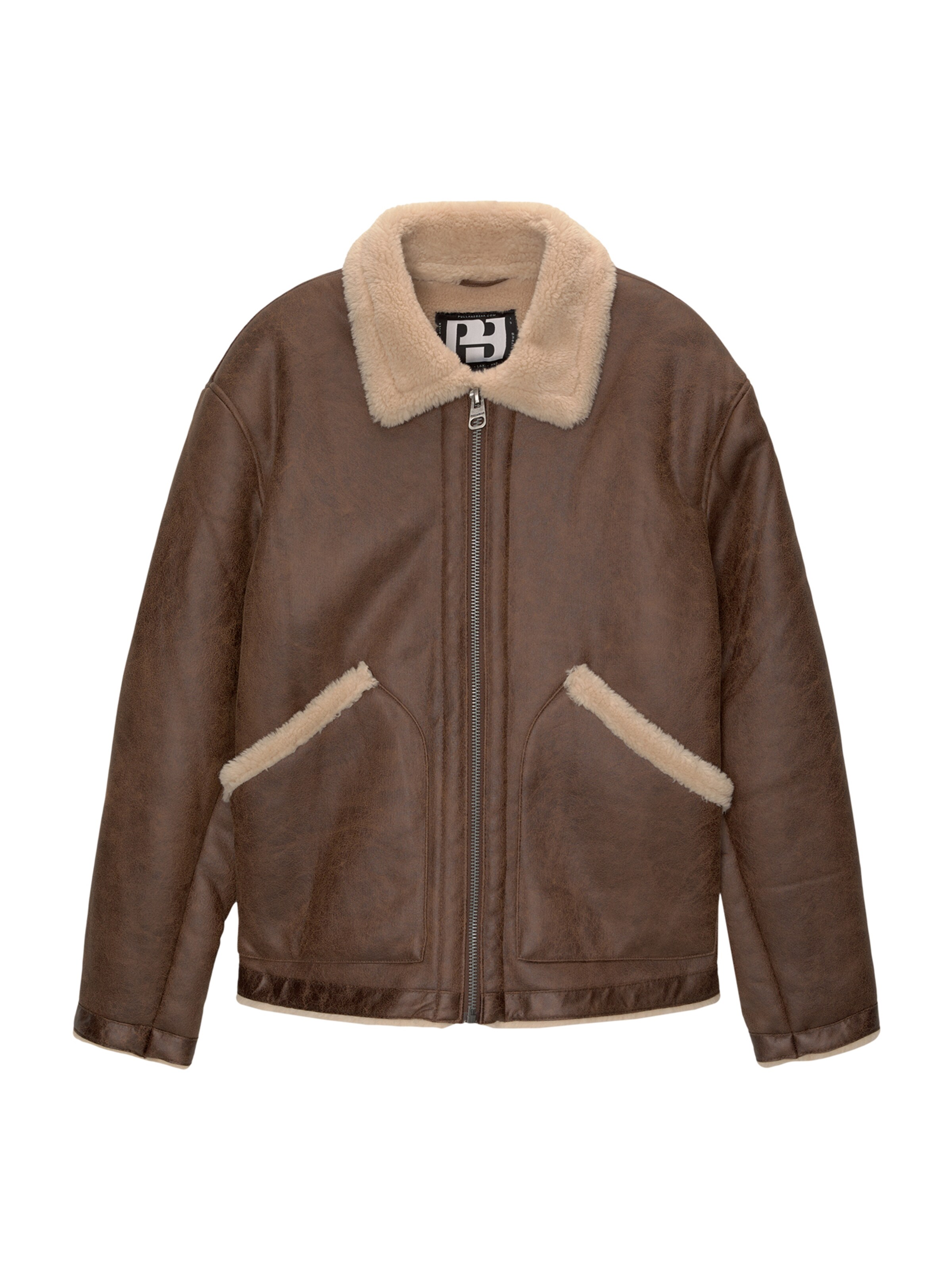 Pull&Bear Jacke in Braun: Vorderseite