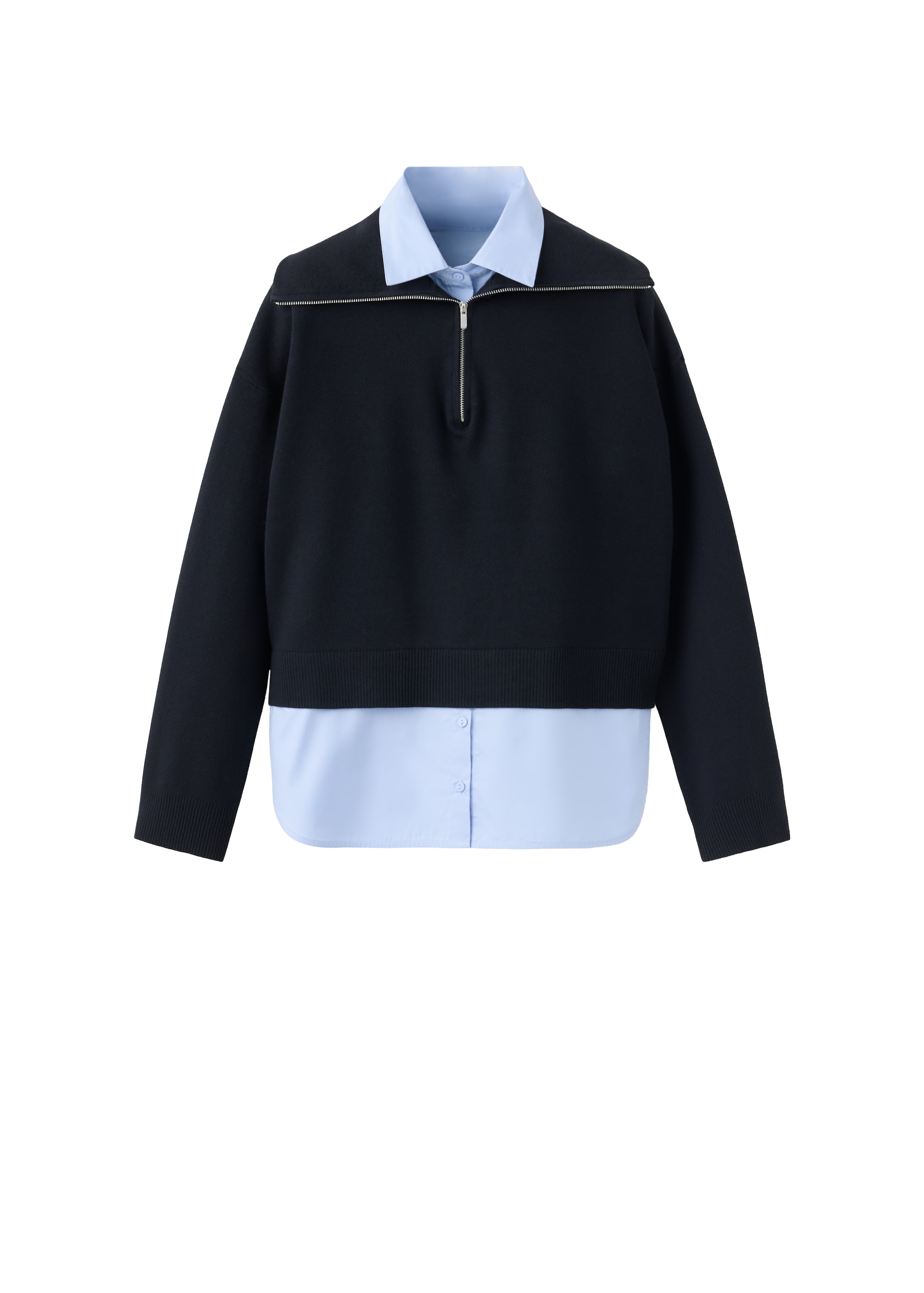 Pullover 'CHIARA' di MANGO in blu: frontale
