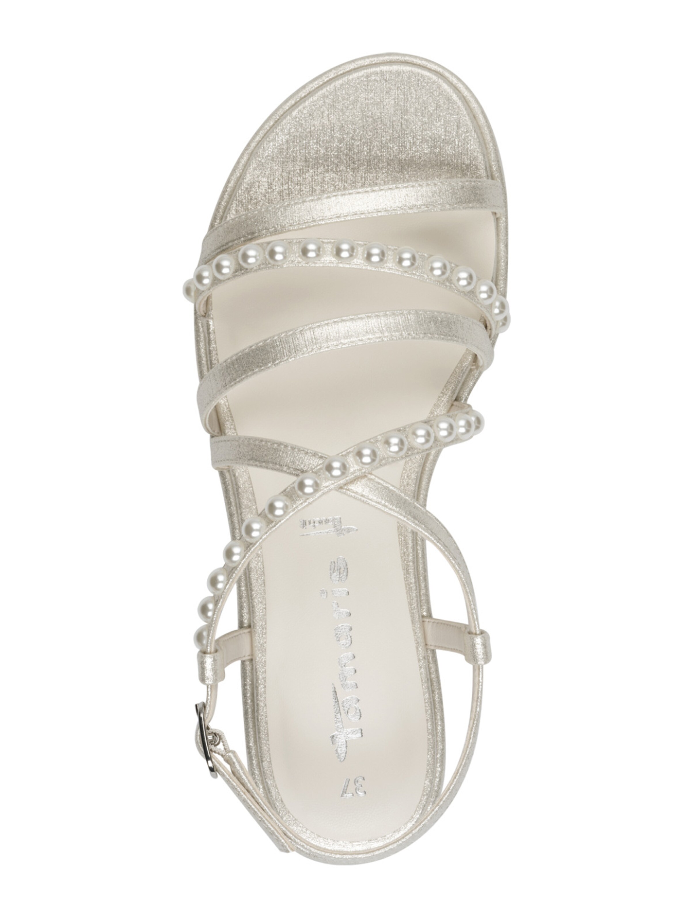 Tamaris Strap sandal in White