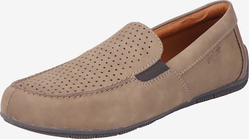 Rieker Classic Flats in Brown: front