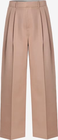 TATUUM Wide leg Pleat-Front Pants 'Serko' in Pink: front