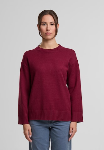 Urban Classics Trui in Rood: voorkant