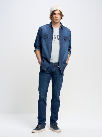 BIG STAR Slimfit Jeans 'TOBIAS' in Blau