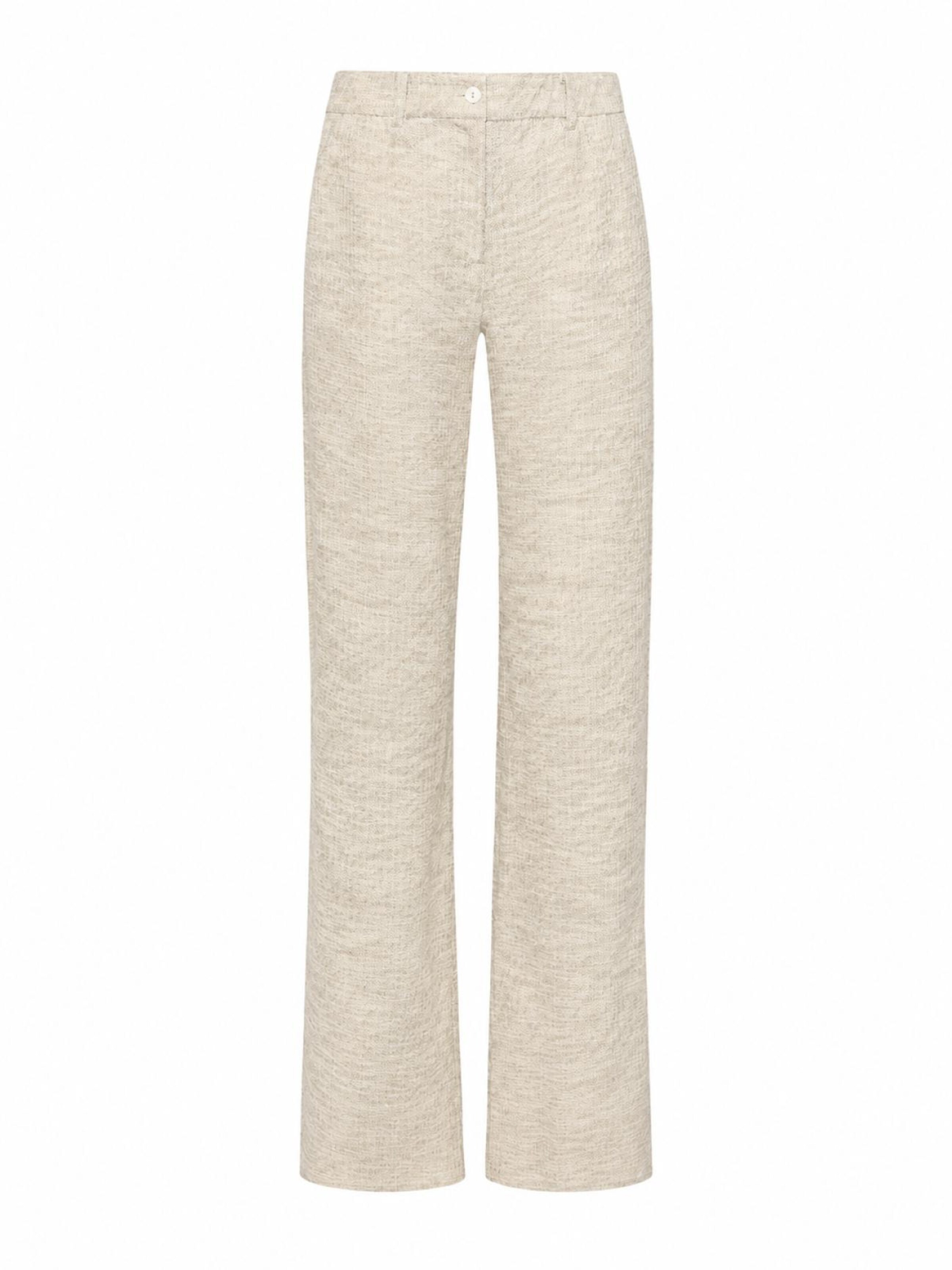 Smashed Lemon Regular Broek in Beige
