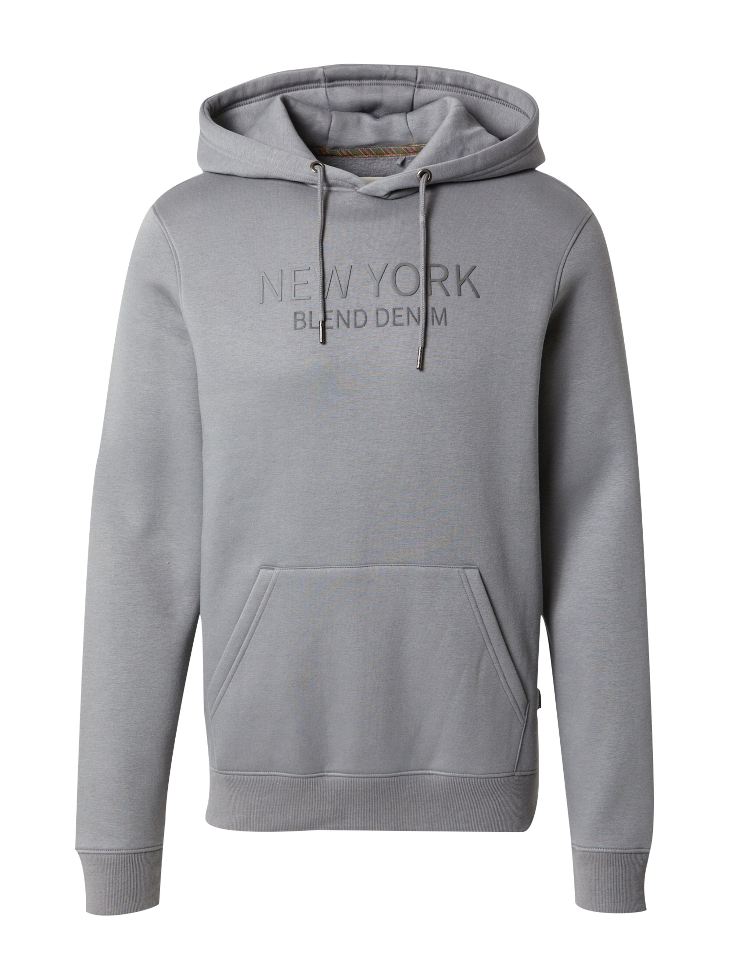 BLEND - Sweatshirt em cinzento: frente