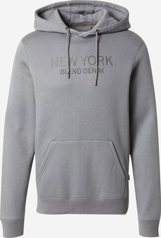 Sweat-shirt BLEND en gris : devant