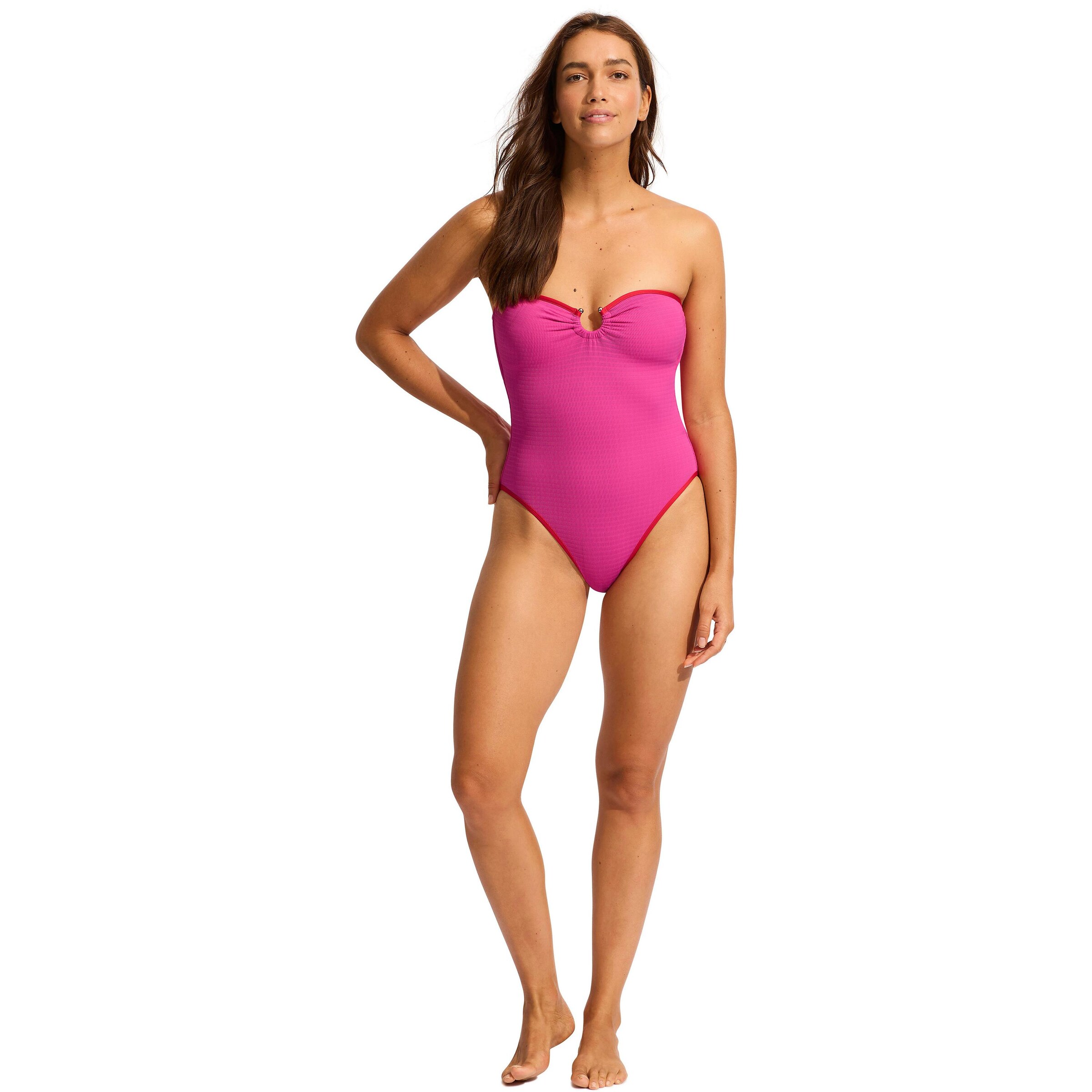 Seafolly Swimsuit 'Beach Bound' in Pink