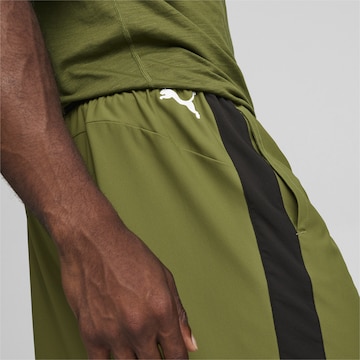 PUMA تقليدي سروال رياضي 'Fuse 7' بلون أخضر