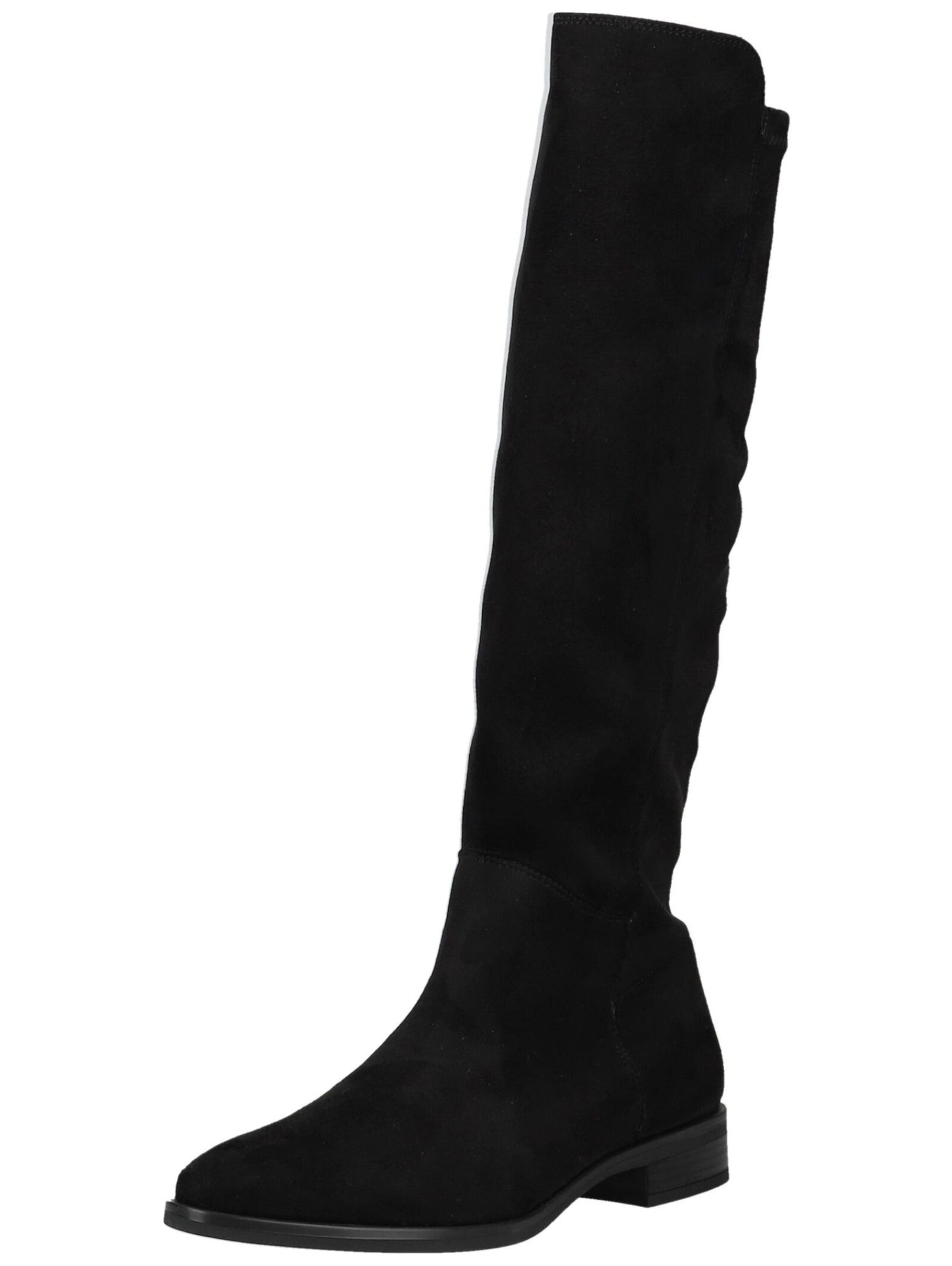 Paul Green Overknees in Black: front