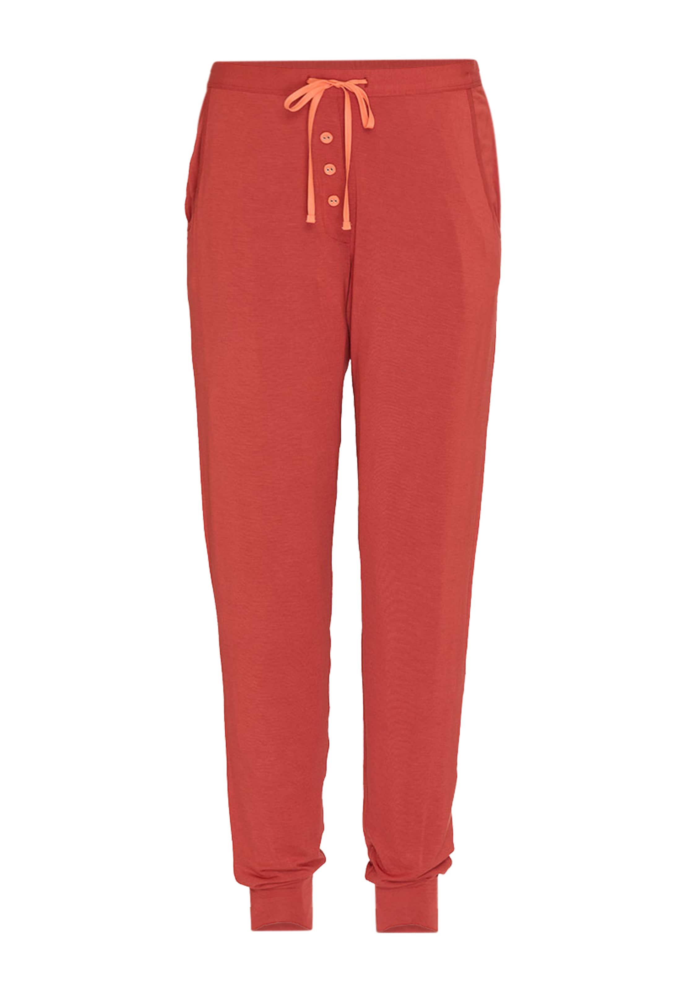Cyberjammies - Pantalón de pijama 'Pumpkin Spice' en rojo: frente