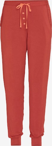 Cyberjammies - Pantalón de pijama 'Pumpkin Spice' en rojo: frente