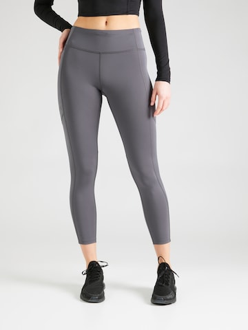 UNDER ARMOUR Skinny Workout Pants 'Fly Fast 3.0' in Grey: front