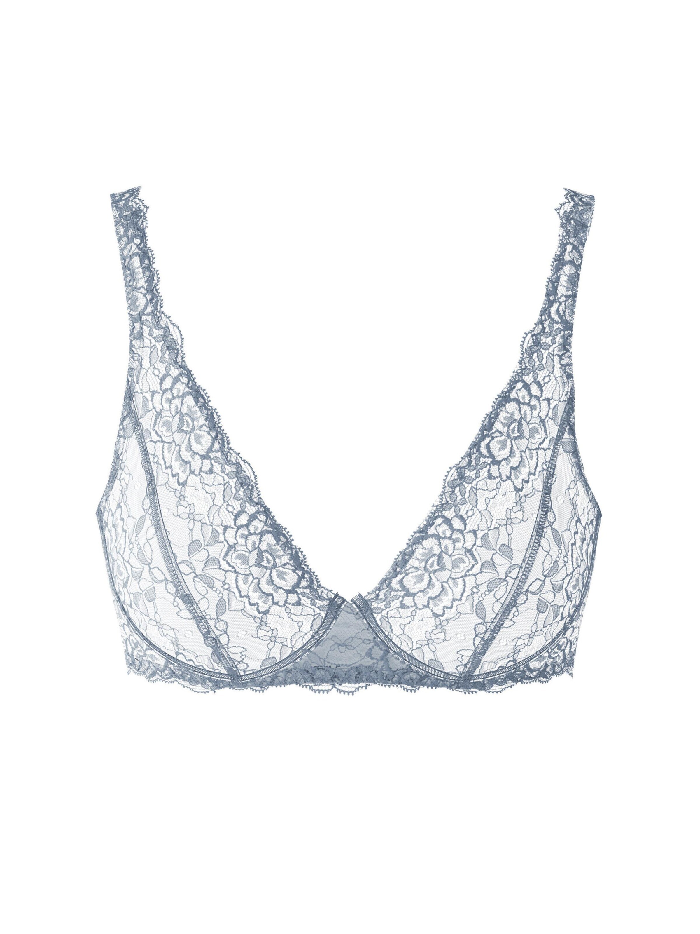 CALIDA Bustier BH 'Sensual Secrets'‌‌‌‌ in Grau: Vorderseite