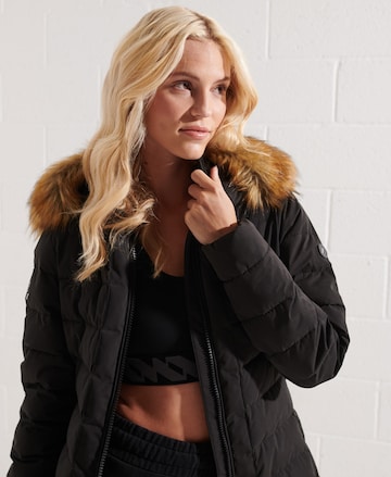 Superdry Winter Coat 'Arctic' in Black