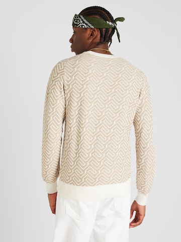 GUESS Pullover 'CARL' in Beige