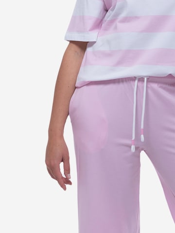 Mey Pajama 'Streaked Lines' in Pink