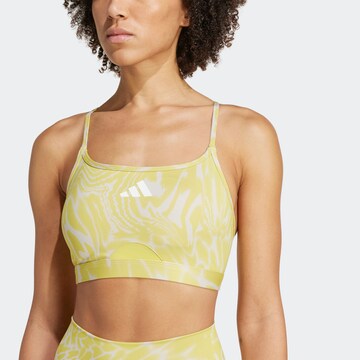 ADIDAS PERFORMANCE Bralette Sports bra in Yellow