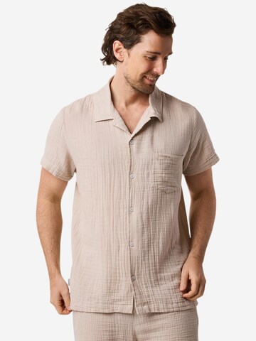 Chemise Seaside en beige : devant