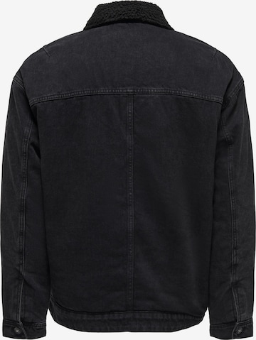 Only & Sons Between-Season Jacket 'Rick' in Black