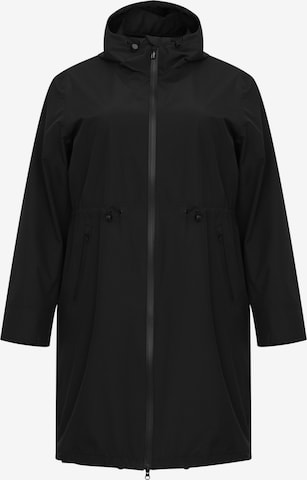 Yoek Between-Season Jacket 'Emma' in Black: front