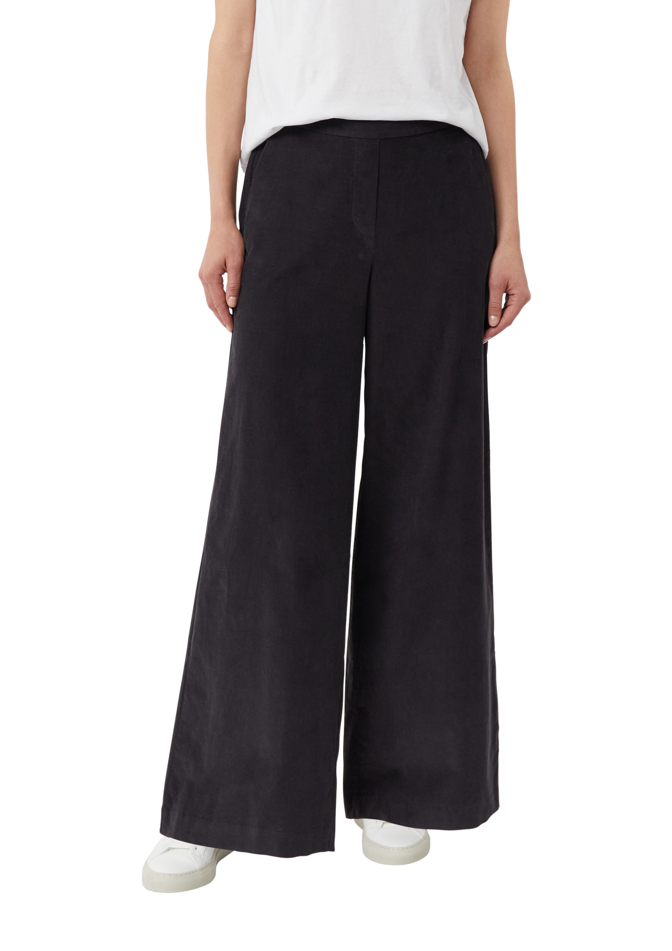 COMMA Wide leg Broek in Grijs