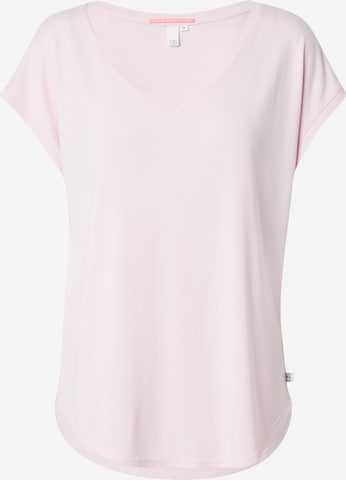 T-shirt QS en rose : devant