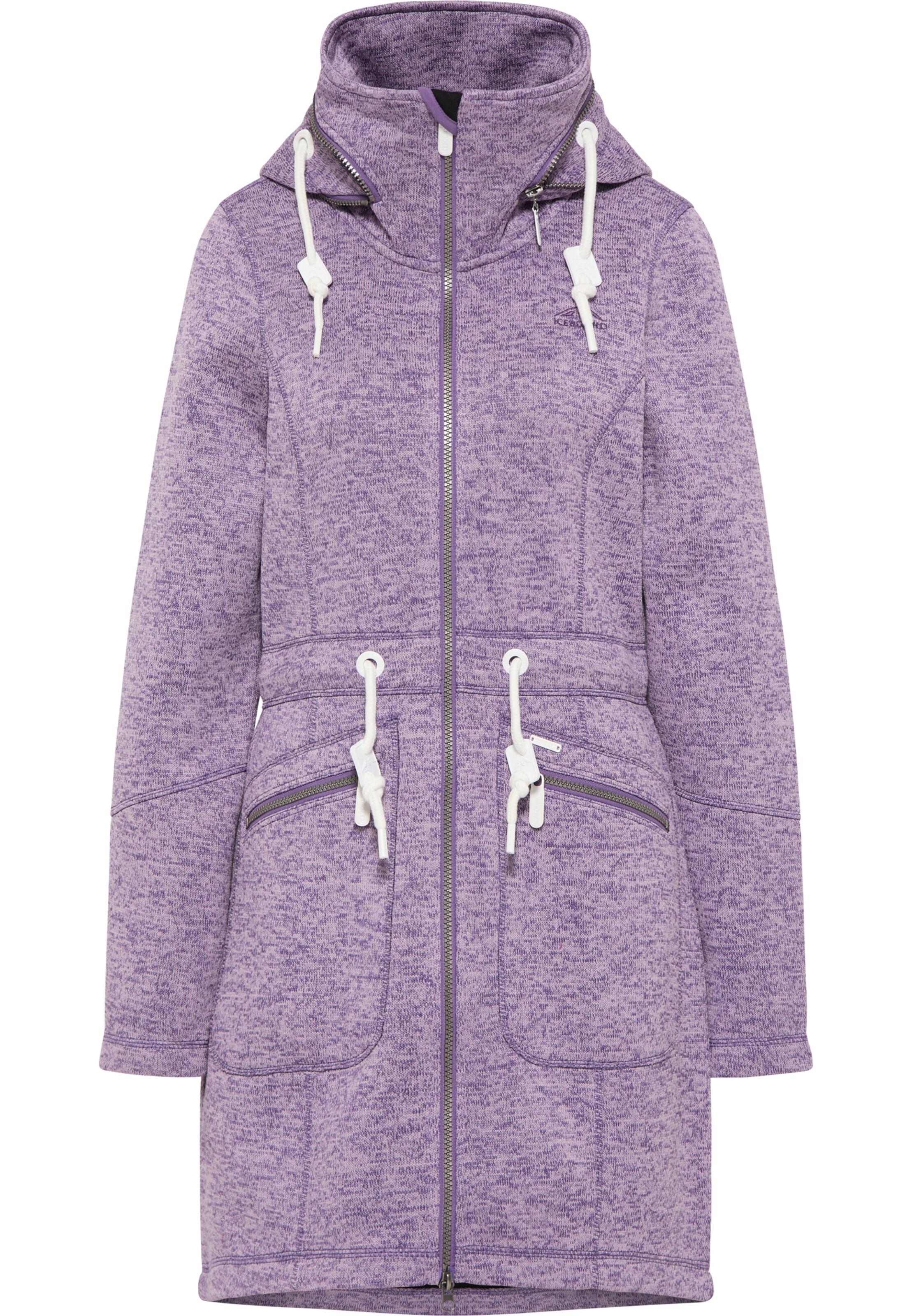 ICEBOUND Mantel in Lila: Vorderseite