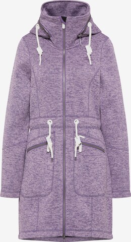 Veste en polaire ICEBOUND en violet : devant